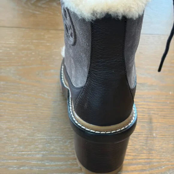 MINT & UNWORN Tory Burch Women's Size 6.5 Miller Lug Sole Ankle Boots - Picture 6 of 14